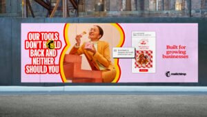  an ad image for Mailchimp 