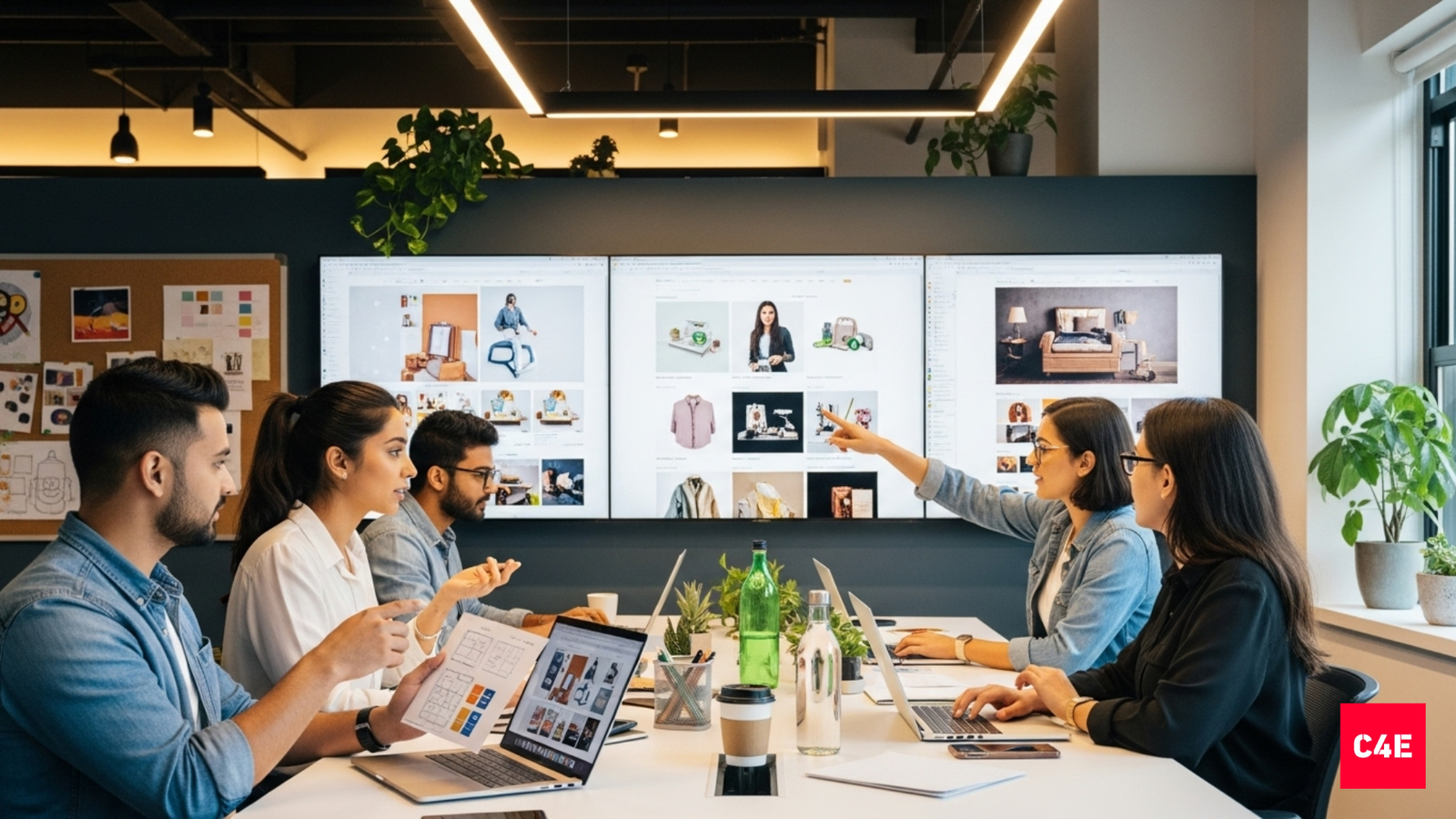 D2C Shopify design team optimizing online store for conversions.